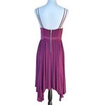 Victoria's Secret Victoria’s Secret Dress Sz 8 Plum Handkerchief Coquette Bustier Spaghetti Strap Photo 3