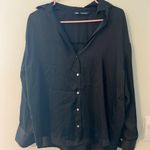 ZARA Black Women's Top size M Photo 4