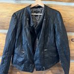 Jessica Simpson  Faux Leather Jacket Photo 0