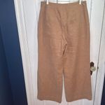 Modern Citizen Brown Wide-Leg Linen Blend Pants W1206 Sz Large Photo 5