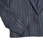 Plum Tree Canada Navy Pinstripe Blazer Blue Size undefined Photo 2
