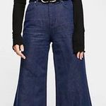Free People  We The Free Linen Blend Super Hi Rise Wide Leg Denim Jeans Sz 24 🧡🎀 Photo 0
