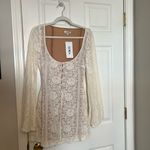 LOBA Letica Mini Dress in Ivory Photo 3