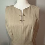 Elie Tahari  beige business professional‎ sheath dress size 10 Photo 1