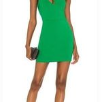 superdown Nava Asymmetrical Mini Dress in Kelly Green XS Photo 0