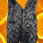 Napa Valley Petite Knit and Faux Fur Black Vest Size PXL Photo 0