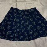 American Eagle  Outfitters Blue and White Skater Mini Skirt Photo 1