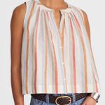 Madewell NWT Button-Front Tank in Linen-Cotton size small Photo 0