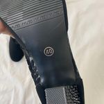 NEW Black Faux Suede Renaissance Fair Witchy Wench Sheer Lace Boots 9 Photo 6