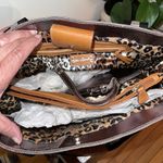 Kate Landry Metallic Multicolor Satchel/Tote Bag w/Cosmetic Bag- Spacious Photo 2