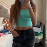 American Eagle Black Jean Shorts  Photo 0