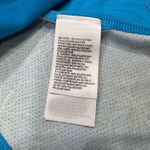 The North Face  Blue Athletic Tank Top Racerback Floral Back Mesh Size M Photo 3