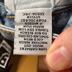 Almost Famous NWT  Juniors' Checkered Cutoff Shorts Medium Wash Size 3 Photo 13