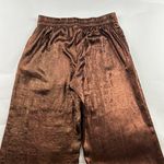 A New Day Shiny Copper Wide Leg Pull On Pant S Photo 6