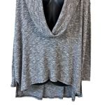 Michael Stars  Draped Cowl Neck Ribbed Knit Top Photo 2