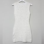 ZARA  Pearl Trim Mini White Dress Photo 6