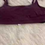 CRZ Yoga  Women's Purple Bralette size M brand new adjustable stripe Photo 4