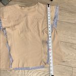 Anthropologie By  Beige Ribbed Knit Sleeveless Tank Top Cap Sleeve Size L Photo 10