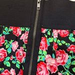 PINK - Victoria's Secret Victoria’s Secret PINK Black Floral Mini Skirt Photo 3