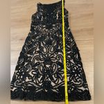 Sue Wong Nocturne Black Lace Beaded Evening Cocktail Dress Size 2 Photo 6