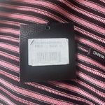 Ming Wang NWT  Pink and Black Striped Side Buttoned Sweater Cardigan‎ Vest Sz M Photo 6