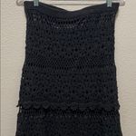 Harold's Charcoal Crochet Skirt Black Size M Photo 1