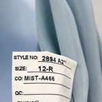 Anthropologie Dessy Collection Sleeveless Chiffon Draped V-Neck Surplice Maxi Dress Mist 2894 Photo 10