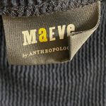 Maeve ‎ Anthropologie top navy blue long sleeve slouchy Medium Photo 4