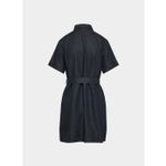 Aritzia Wilfred Eleta Linen Mini Dress Dark Night Navy Photo 1