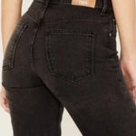 We The Free  People Pacifica High Rise Slim Straight Black Jeans Size 25 Photo 0