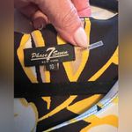 Phase 7 Seven sleeveless sheath dress size 10 Yellow Black floral midi EUC Photo 10