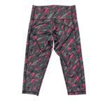 Adidas  Climalite Grey Pink Camo Leggings Mid Rise 18” Inseam Size Small Photo 1