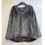 UGG  Women’s Sz L  Long Sleeve V-Neck Fleece Pullover Sweatshirt Photo 0