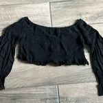 Subdued smocked crop top Photo 0