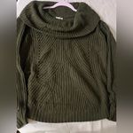 Active USA  Dark Olive Cowl Neck Sweater Photo 8