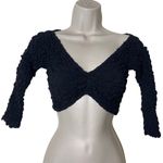 Mara Hoffman NWT  Aja cropped popcorn TENCEL Lyocell top sz XXS Photo 7