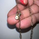 Vintage Mushroom and Teacup Charm Gold Tone Necklace Gold Photo 3