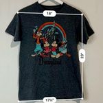 Disney  Women’s Short Sleeve Disneyland Castle Graphic T Shirt Grey Small EUC Photo 3