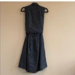 Club Monaco  Polka‎ Dot Black Cotton Button Down Shirt Dress 00 Photo 2