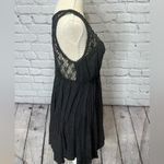 Free People  black fiesta crochet top dress Photo 1