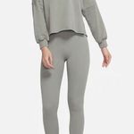 Nike  YOGA LUXE Soft Gray Modal V-Neck Cropped Sweatshirt Plus Size 2x Photo 8