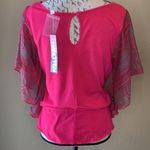 Hang Ten NWT dolman flutter sleeve top Photo 4
