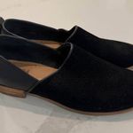 Lucca Lane Tabby Suede Slip On Loafers Women's 6.5M Black Leather Flats Classic Size 6.5 Photo 4
