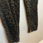 ZARA  Olive and Black Leopard Print Pants Photo 5