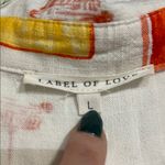 LABEL OF LOVE WOMENS OVERSIZED COCKTAIL SWIM POOL COVERUP SHIRT DRESS LARGE White Photo 2