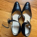 Caparrini navy blue ankle strap leather pumps size 36 Photo 5