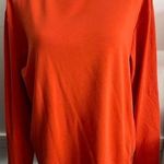 Hugo Boss Boss By  • Red Orange V Neck Long Sleeve Top Photo 0