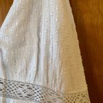 Lulus  White Sleeveless Tiered Dress Boho Sexy Prairie Cottagecore Large FLAWS Photo 5