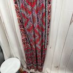 Soma Women’s Medium Red Patterned Maxi Dress Stretchy Photo 1