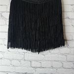 BB Dakota Jack by  Black Fringe Skirt size 2 Photo 6